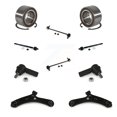 thumbnail image 1 of Transit Auto Front Wheel Bearing Lower Control Arm with Ball Joint Outer Inner Tie Rod Sway Bar Stabilizer Link Kit (10Pc) for Car Suzuki SX4 Crossover - Left Right Side (Driver Passenger) K77-101963, 1 of 10