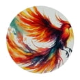 thumbnail image 2 of PIKWEEK  Fire Bird Round Fitted Tablecloth  Fitted Table Cloth for Round Table Waterproof Wipeable Round Elastic Table Cloth Circular Table Cover with Elastic Edge, 2 of 7