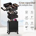 thumbnail image 2 of Cosmetiquera Profesional 4 Nivele Reforzada Aluminio Xtellar Negro, 2 of 3