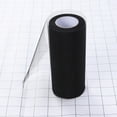 thumbnail image 3 of 15cm x 25 Yards Wedding Tulle Roll Spool Tutu Skirt Fabric Wedding Party Gift Bow Craft (Black), 3 of 7