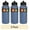 Indigo Blue, variant on Ozark Trail 32 oz Stainless Steel Insulated Flip-Straw Water Bottle with Handle, Black