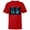 Red, variant on Star Wars Darth Vader Eyes Comic Book Artwork - Short Sleeve T-Shirt for Kids - Customized-White