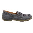 thumbnail image 5 of Women's Twisted X WDMS012 Slip-On Driving Moccasin Grey/Multi Leather/Canvas 7 M, 5 of 5