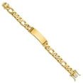 thumbnail image 2 of Primal Gold 14 Karat Yellow Gold Figaro Link ID Bracelet, 2 of 2