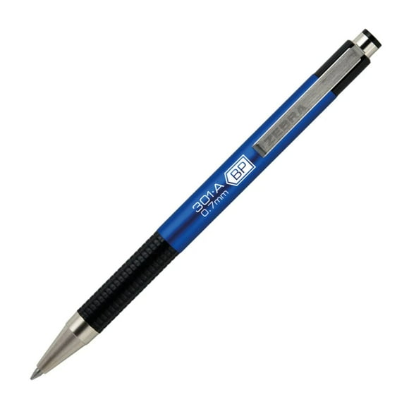 Boligrafo Retractil F-301 A Zebra Punto Fino 0.7 Mm Azul Negro