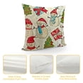 thumbnail image 4 of SHANXI Christmas Throw Pillow Cover ,Socks Gift Santa Hat Throw Pillowcase, Merry Christmas Cushion Cover Sofa Bed Cover Decor 18x18in, 4 of 5