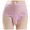 Pink, variant on Lovskoo Men's Color Briefs Fashion Underwear High-Waist Lace Panties Buttock Covering Briefs Red