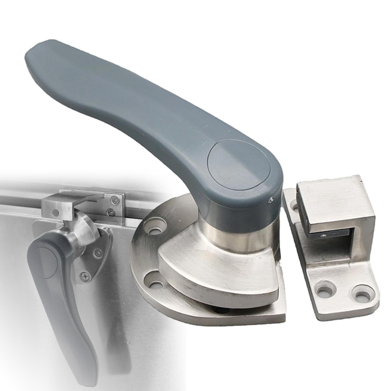CarpNettore Cabinet Door Handle Lock for Steamer Units with Hinges for Freezing Applications Steel For Left
