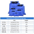 thumbnail image 3 of Toystoory Bolsas impermeables de 6 piezas, sacos secos ligeros, accesorios de natación para deportes acuáticos, suministros de Rafting para Deportes acuáticos azul zafiro, 3 of 6