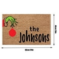 thumbnail image 3 of Mini Grinch Ornaments Grinch Ornaments Grinch Christmas Decorations Christmas Festival Decoration Front Door Carpet Indoor Outdoor Mat, 3 of 3