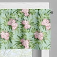 thumbnail image 5 of Ambesonne Floral Valance & Curtain, Hibiscus Blooming Bouquets, 55"x30", Olive Green Seafoam Pink, 5 of 7