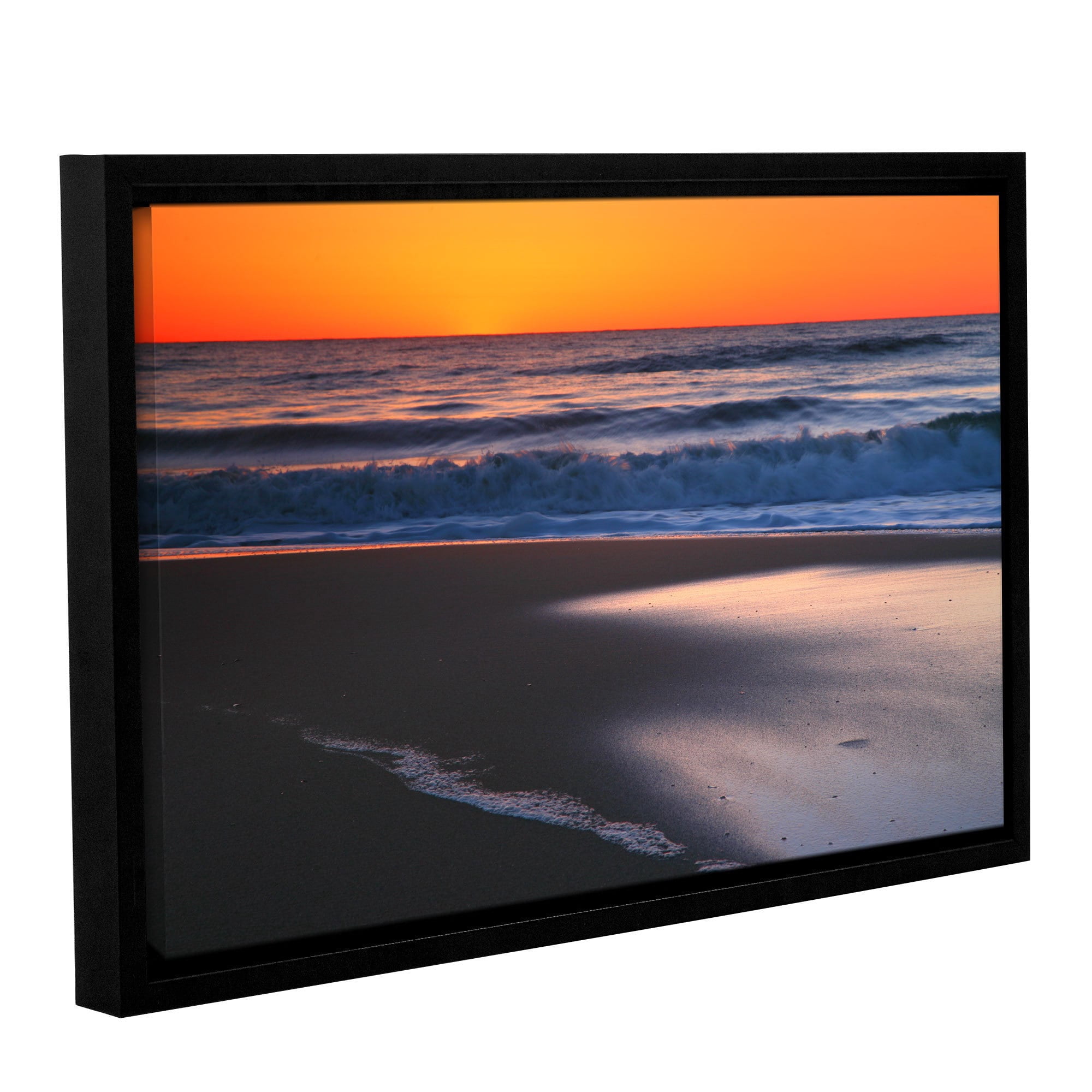 ArtWall Steve Ainsworth "As Dawn Approaches" Gallery-Wrapped Floater-Framed Canvas