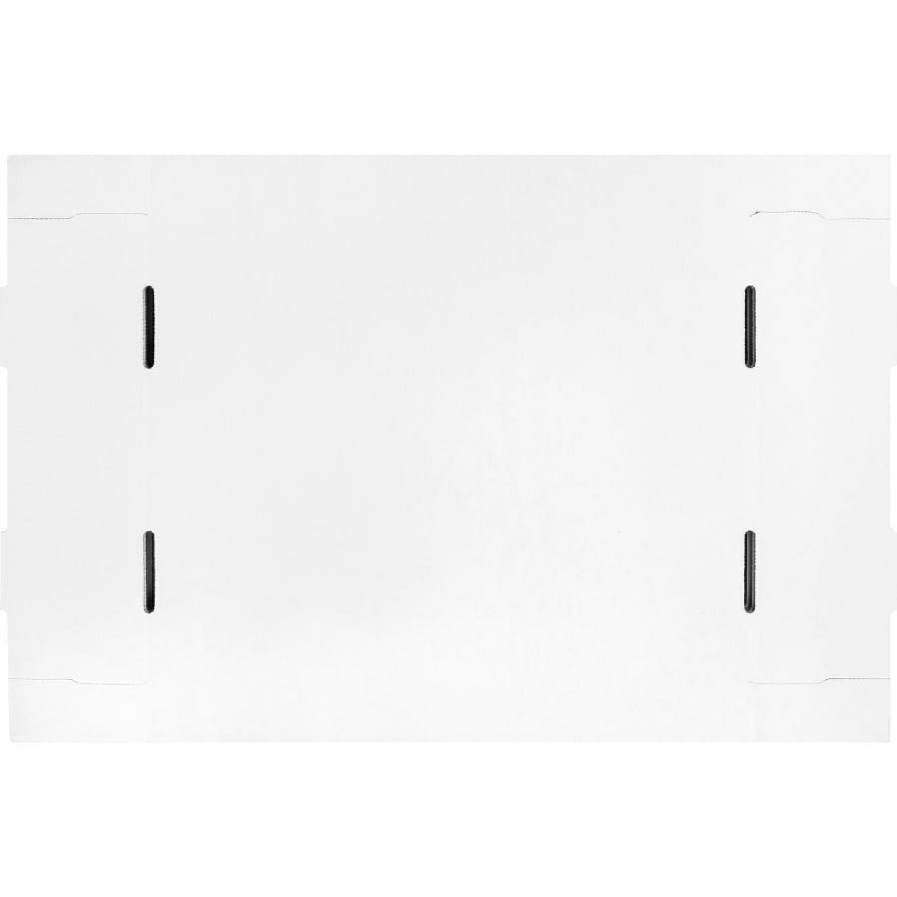 Business Source Quick Setup Medium-duty Storage Box - External Dimensions: 12" Width X 15" Depth X 10"height - Media Size Supported: Legal, Letter - Lift-off Closure - Medium Duty - Stackable - White