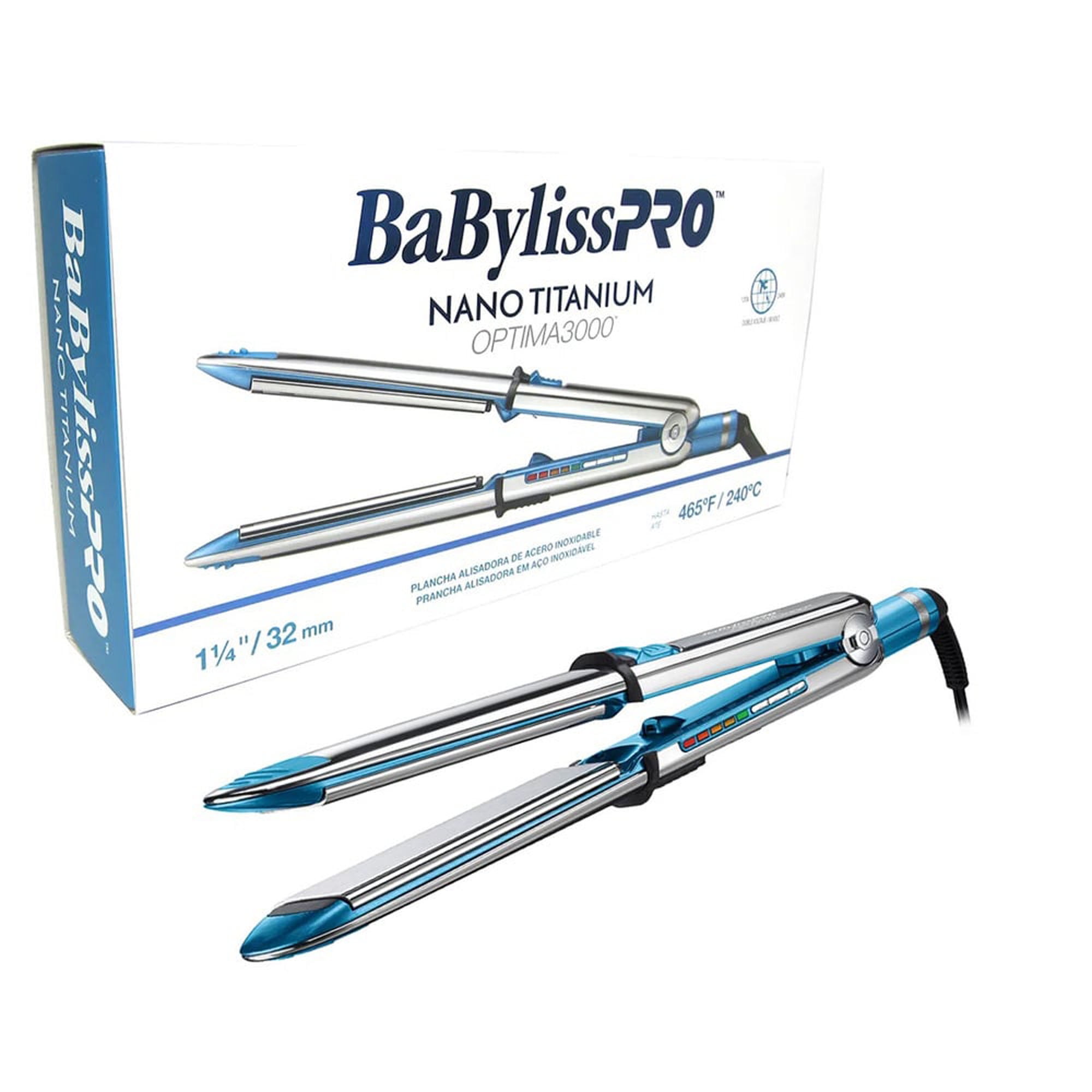 Plancha Alisadora Y Rizadora Titanium Optima 3000