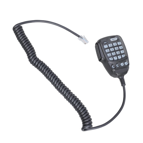 SSM-85D Microphone with High Tensile Strength Cable Stable Microphone Accessory PU Coiled Cord Suitable for FTM-300DR