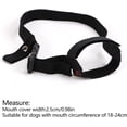 thumbnail image 2 of 1pc, 18-24cm dog muzzle, adjustable nylon muzzle, anti bark muzzle, adjustable soft muzzle, for small and medium sized dogs., 2 of 5