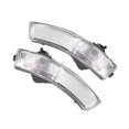 thumbnail image 4 of Lente indicadora de espejo retrovisor Higoodz Cubiertas de luz de señal de giro Anti impacto 1 par transparente para Ford Focus 08-18, 4 of 7