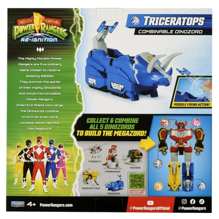 Power Rangers Triceratops Combinable Dinozord - Walmart.com