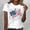 White, variant on MAIHAN 250 Years America Shirt Women Patriotic T-Shirt 250 Years Independence Tee Short Sleeve Spring Summer Tops Plus Size T Shirts for Women