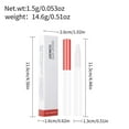 thumbnail image 3 of CozyQx Clearance! Lipstick Six Color Translucent Water Shiny Lipstick With Fine Moisturizing Not Easy To Fade Not Easy To Stain Cups 1.5g, 3 of 9