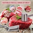 thumbnail image 4 of Meat Tenderizer and Food Clips Set - Stainless Steel Meat tenderizer Needle Mallet, Steak Bench Clamp, Food Clip for Kitchen, BBQ, 4 of 7