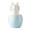 A, variant on A Ceramic Blue Easter Bunny Figurine Nestled In Egg For Tabletop Display During Spring Holiday Celebrations