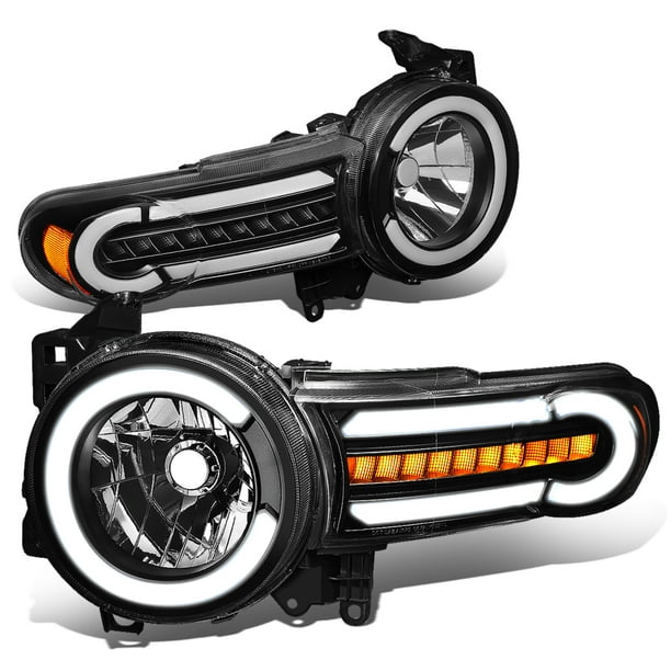 For 2007 To 2014 Toyota Fj Cruiser Pair Led Drlsequential Turn Signal