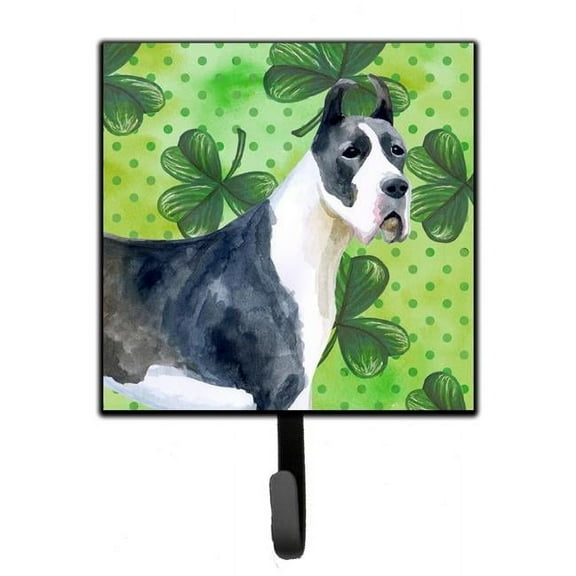 Harlequin Great Dane St.Patricks Leash or Key Holder