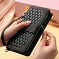 thumbnail image 1 of Premium Leather Phone Case with Zipper Wallet & Lanyard for Samsung S23 Ultra S22 S21 Ultra S20 FE Plus A54 A53 A52 A52s A51, 1 of 4