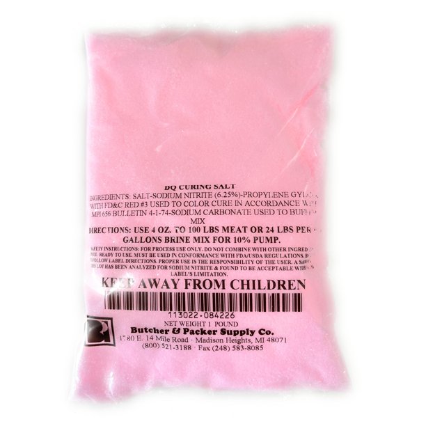 DQ Curing Salt (1 Lb Bag) Pink Curing Salt (Prague Powder 1) 6.25