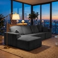 thumbnail image 3 of Furmax Modular L-Shaped Sectional Sofa – Tool-Free Assembly Multi-Seat Sofa Set for Living Room, Boneless Design Furniture, 3 of 7