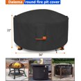 thumbnail image 2 of Cubierta para fogón Dalema redonda 142 cm x 56 cm impermeable, 2 of 9