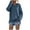 Navy, variant on Honeeladyy Womens Fall Crewneck Pullover Tops,Women's Solid Color Hoodie Long Sleeve Sweatshirts Tops Blouse Hooded Casual Loose Sweatshirt
