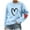 Light Blue, variant on Fmbrln Womens Trendy Print Sweatshirts Casual Long Sleeve Crew Neck Pullover Sweatshirts Fall Winter Fashion Clothes
