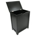 thumbnail image 2 of Redmon Contemporary Country Collection Plastic Laundry Hamper, Black, 2 of 3