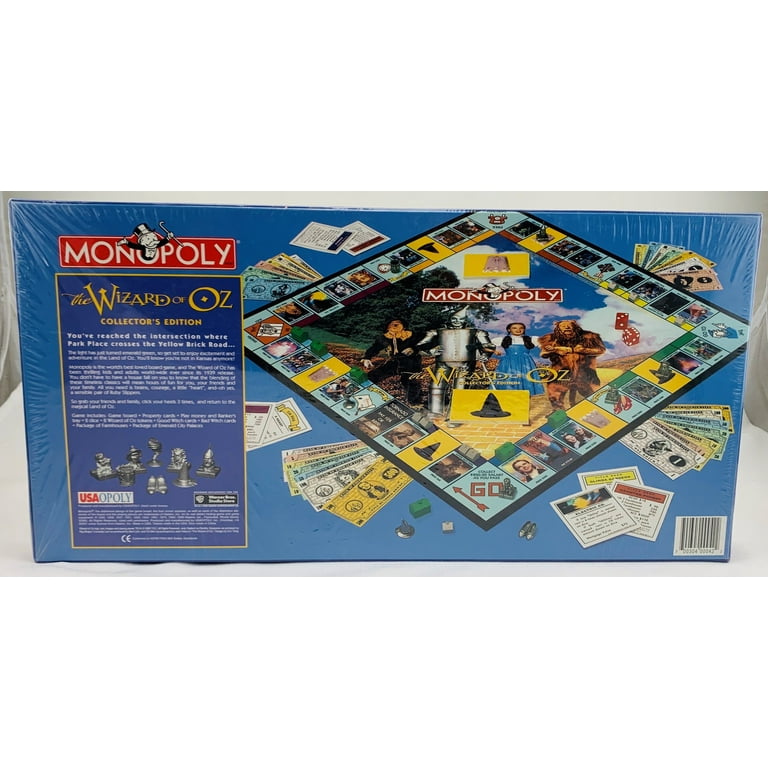 Parker Brothers The Wizard Of Oz Monopoly Collector's Edition 1998