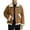 Khaki, variant on IWRICH Men's Shearling Ranchers Bomber Jacket Casual Oversize Baggy Warm Jackets Big and Tall Winter Coat Khaki XL