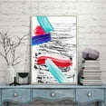thumbnail image 3 of IDEA4WALL Framed Canvas Wall Art Brush Color Paint Strokes, 3 of 4