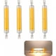 thumbnail image 1 of 4 Piezas Bombillas LED R7s, 118 mm 20W 230V Bombillas LED COB de Luz Alta Regulables, Blanco Cálido 3000K, 1600LM, Ángulo de Haz de 360°, Equivalente a 160W Wh Cálido, 1 of 5