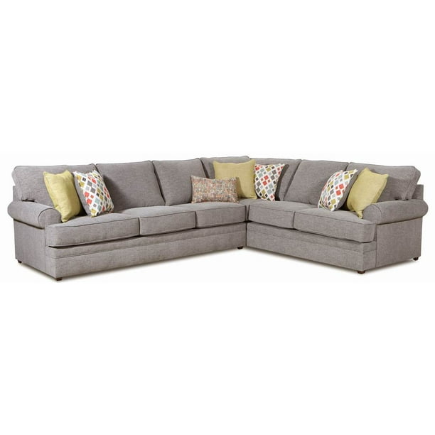 Marlow Pewter Sectional Component Sofa in Gray