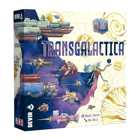 Devir - Transgalactica, Boardgame, Science Fiction Game, Multilanguage, Age  14