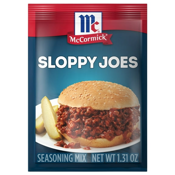 Pack Of 3 McCormick Sloppy Joes Seasoning Mix, 1.31 oz (Package May Vary)