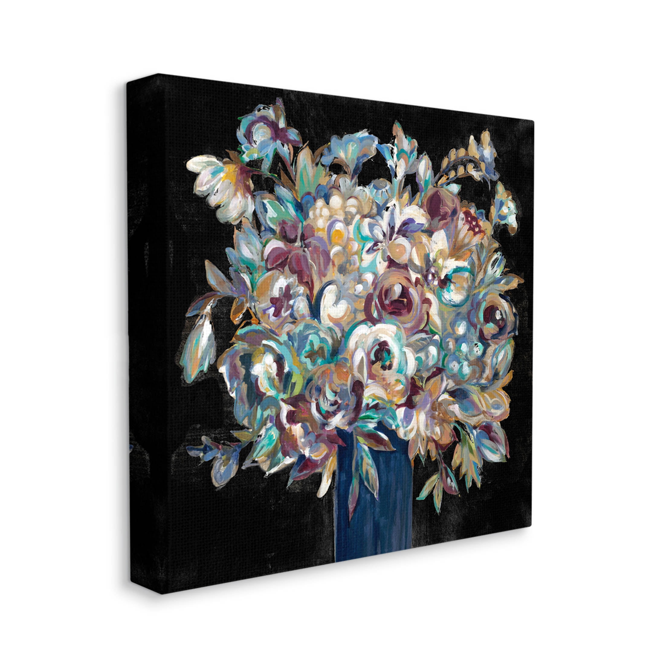 Stupell Industries Modern Flower Bouquet Painting Painting Gallery Wrapped Canvas Print Wall Art, Design by Liz Jardine