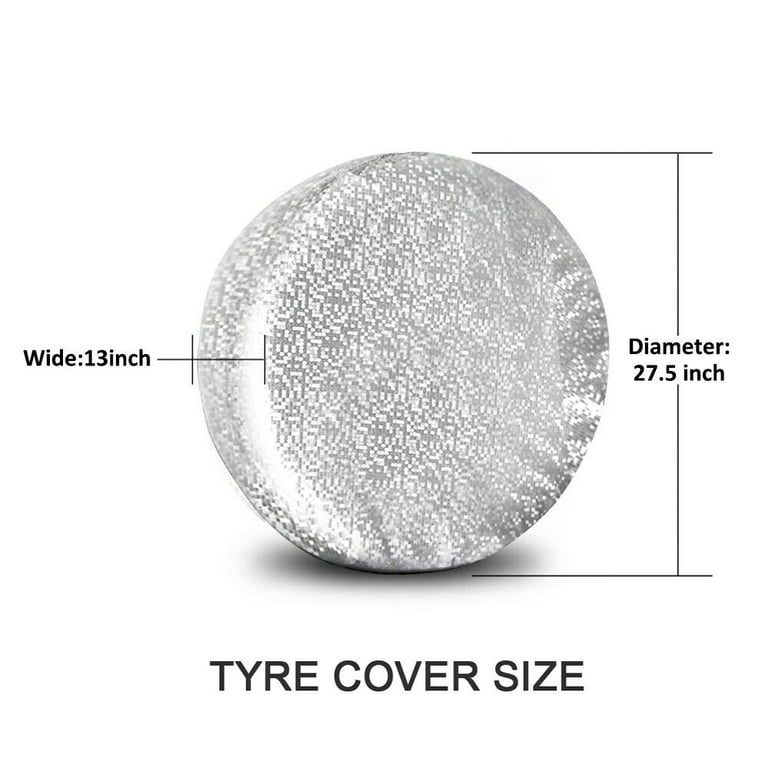 Tire Cover Set de 4, Pneu Film Aluminium étanche de Protection