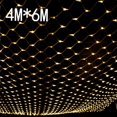 thumbnail image 3 of Red de luces LED navideñas impermeables de 4 m x 6 m, luces de hadas, redes de malla, luces de hadas para exteriores, jardín, Año Nuevo, bodas, vacaciones, 3 of 4