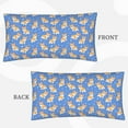 thumbnail image 3 of Easygdp Kawaii Corgi Envelope Closure Pillowcase - 20x36in, Queen Pillowcase, Breathable, Stain-Resistant, Wrinkle-Free, 3 of 9