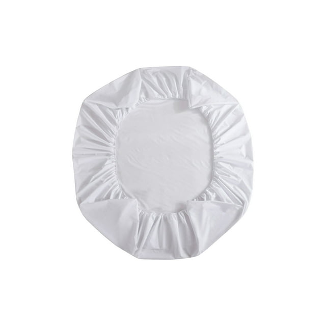 Maplenight Full Size Fitted Sheet, Cooling Bed Sheets for Hot Sleepers, Waterproof Mattress Protector Cover - Breathable, Machine Washable, Quick-Drying Polyester TPU White