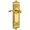 Lifetime Brass, variant on Grandeur Winbel_Prv_234 Windsor Solid Brass Rose Right Handed Privacy Door Lever Set -