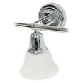 thumbnail image 5 of Lalia Home 3 Light Metal and Alabaster White Glass Shade Vanity, Chrome, 5 of 7