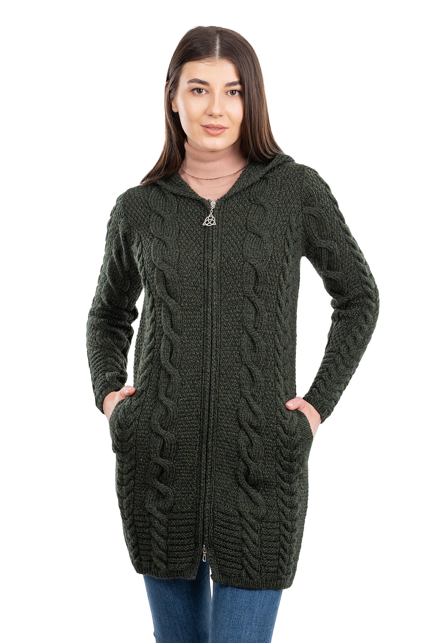 Hooded Long Cardigan